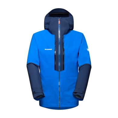 Mammut All-Season Jacket Taiss Hardshell with Hood (waterproof, windproof) ice blue/navy Men